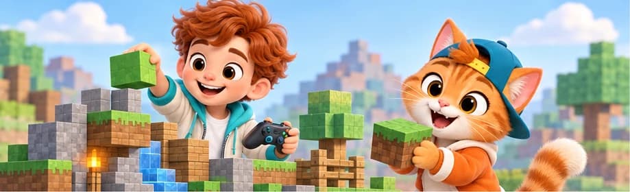 Иллюстрация курса логики и модов в Minecraft